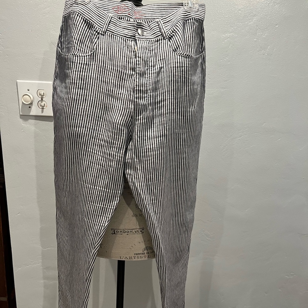 Alex Crane 100% Linen Pants